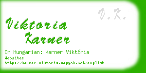 viktoria karner business card